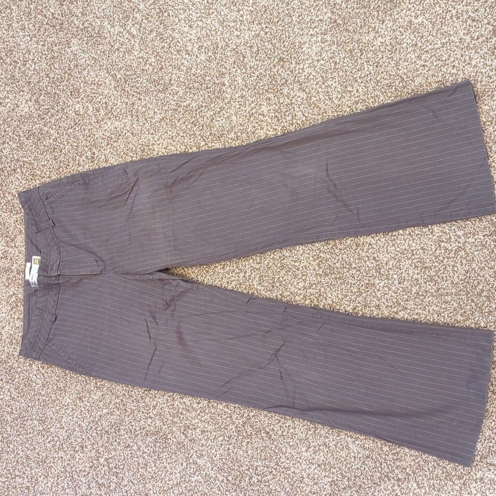 Old Navy grey pinstripe dress pants size 6